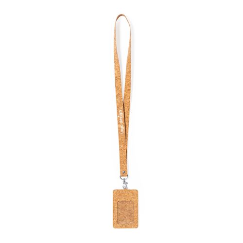 Badge lanyard kurk - Afbeelding 1